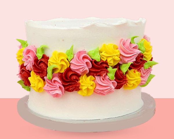 Buttercream Blossom Cake