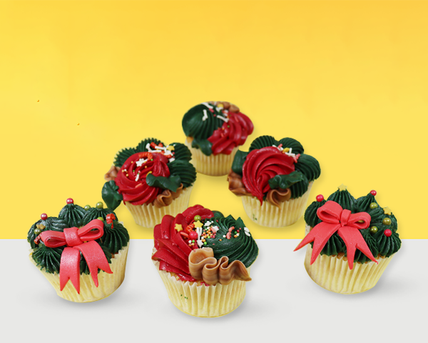 Evergreen elegance delight cupcakes