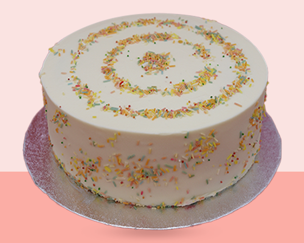 Sprinkle Magic Delight Cake