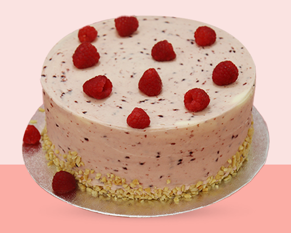 Strawberry Frosted Elegance Cake