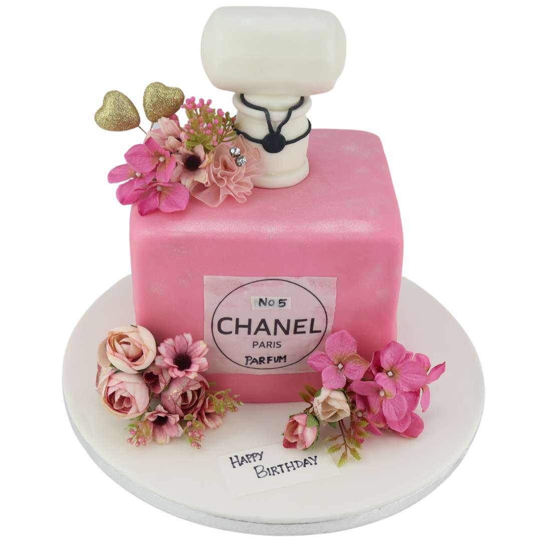 Sugar Blossoms on Instagram A perfume bottle cake and not just any perfume its Chanel no 5 this Parisian beauty with fresh flowers and standing tall one #11 Sugar Blossoms on Instagram A perfume bottle cake and not just any perfume its Chanel no 5 this Parisian beauty with fresh flowers and standing tall one