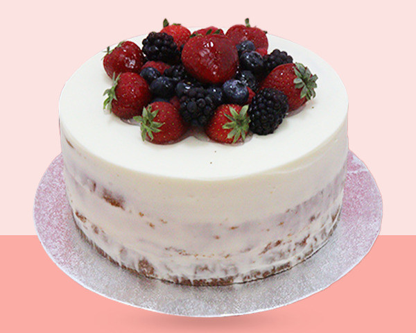 Frosty White Delicacy Cake