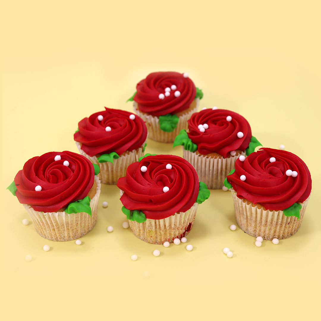 Rosy Red cupcakes