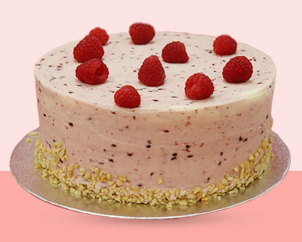 Strawberry Frosted Elegance Cake